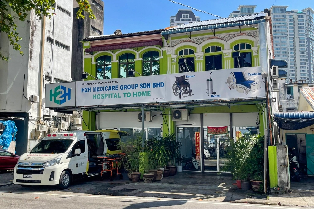 H2H Medicare Group Sdn Bhd's head office in Penang. — Picture courtesy of H2H Medicare Group Sdn Bhd's Facebook