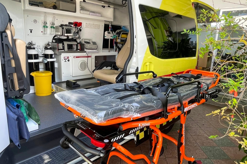 A view of an ambulance fabricated, assembled and equipped by H2H Medicare Group Sdn Bhd. — Picture courtesy of H2H Medicare Group Sdn Bhd's Facebook