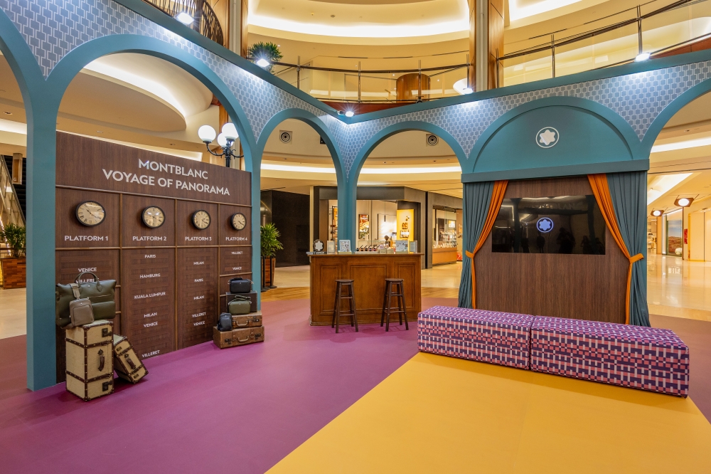The pop-up, which coincides with the opening of Montblanc’s new boutique at the mall, draws inspiration from Anderson’s short film ‘Let’s Write’ and features the brand’s signature themes of heritage, elegance and timeless design.