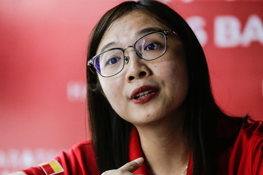 Selangor executive councillor for Public Health and Environment, Jamaliah Jamaluddin, said the Peer Support Group and Teacher Empowerment Training projects will be piloted in selected secondary schools, particularly those identified with high incidences of bullying. — Picture by Sayuti Zainudin 