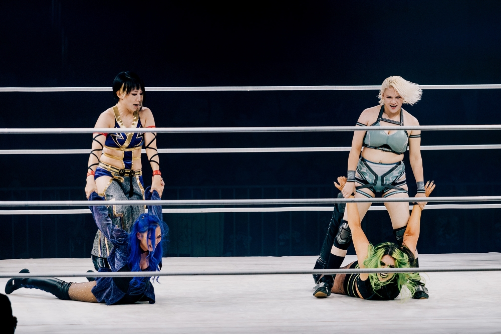 The Femme Fatale 4-Way match was another standout. — Picture by Firdaus Latif