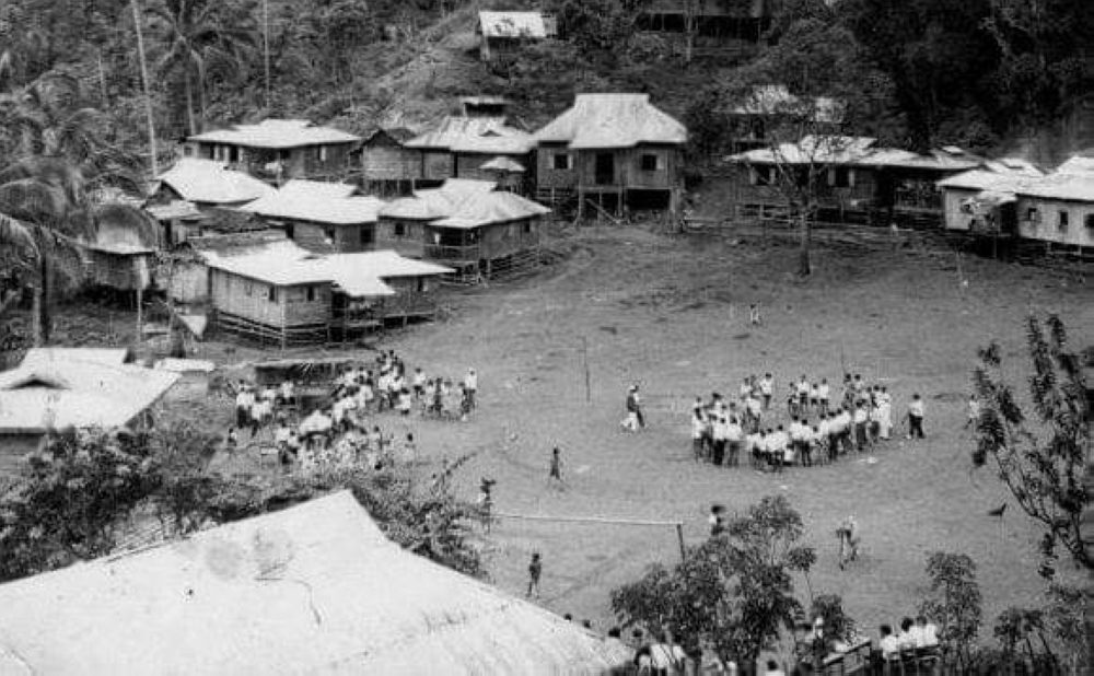 The secluded Kg Ratau in Ranau, Sabah in the colonial days. — Picture courtesy of Siman Yaakub/The Borneo Post