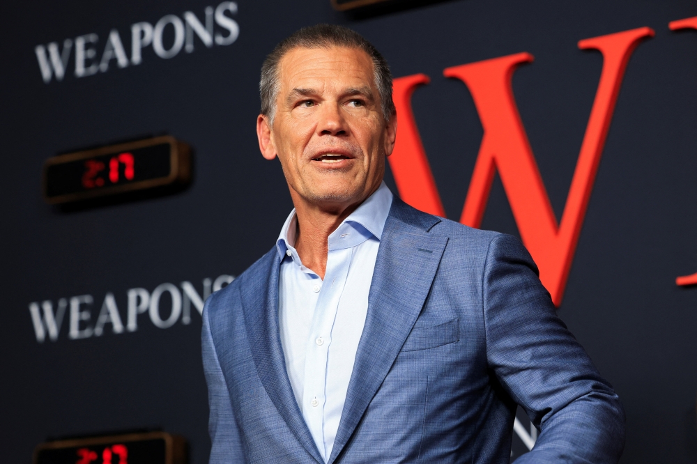 Josh Brolin attends the premiere of ‘Weapons’ in Los Angeles July 31, 2025. — Reuters pic
