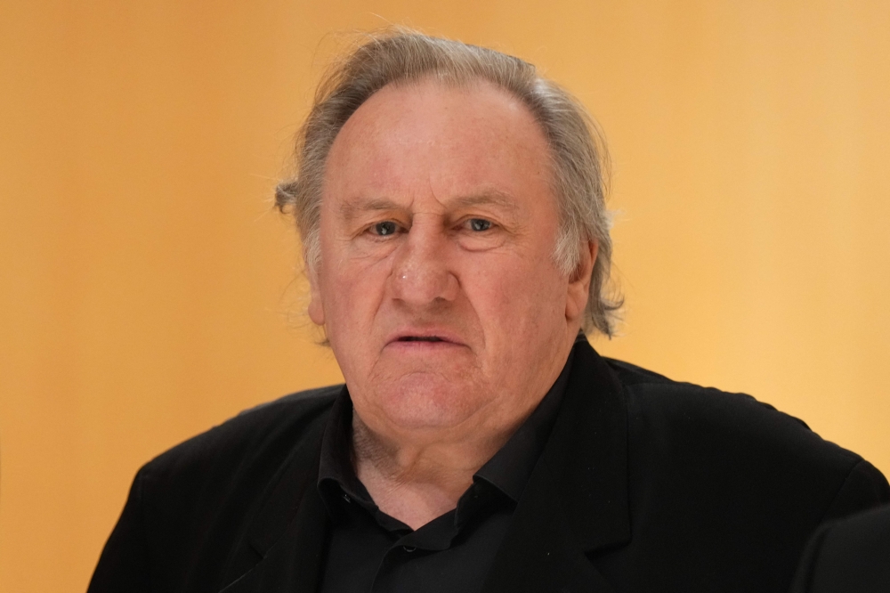 French actor Gerard Depardieu has denied the assault allegation, saying his relationship was consensual. — AFP pic
