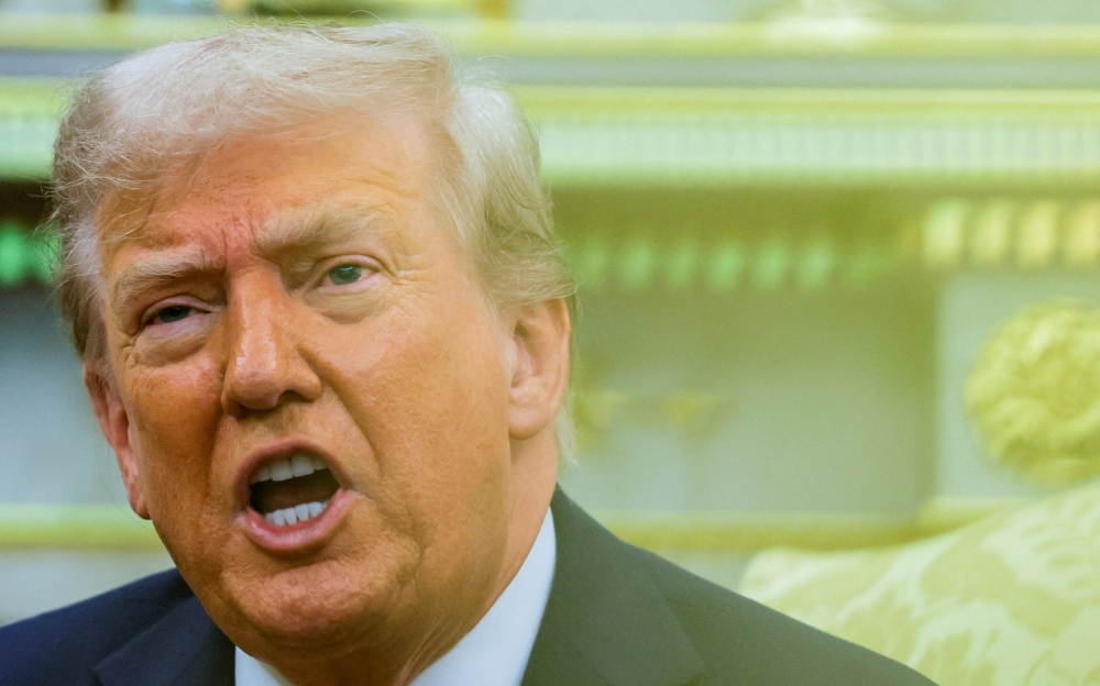 US president Donald Trump Trump will speak with Ukrainian President Volodymyr Zelensky today, a White House official confirmed yesterday. — Reuters pic