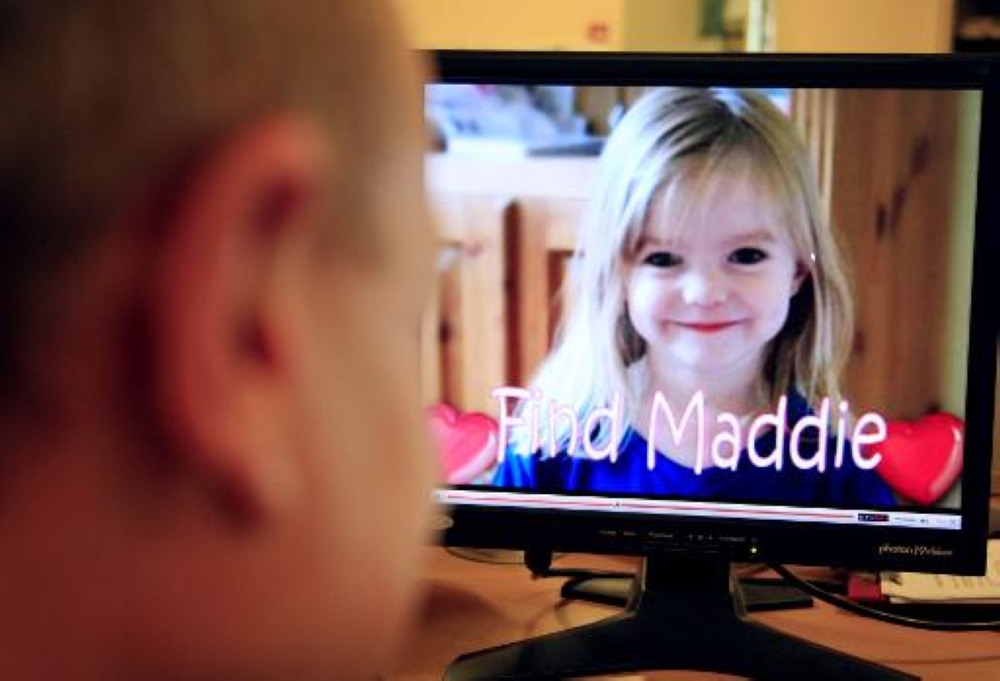 Madeleine McCann vanished from a holiday apartment in Portugal in 2007. — AFP pic