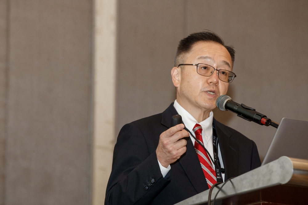 Shigeru Yotoriyama, a retired senior commissioner who was formerly a director in Japan’s National Police Agency’s Second Investigative Division (fraud/scams, white collar crime, public corruption), gave a talk on Japan’s countermeasures against Southeast Asia-based organised fraud. — Picture by Raymond Manuel