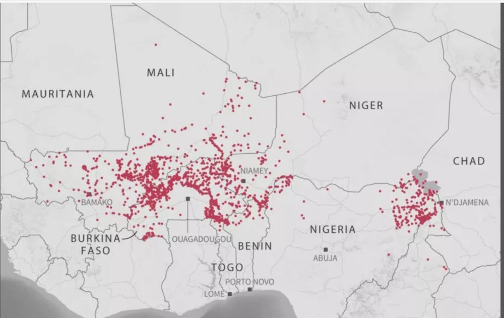 Jihadist violence in the Sahel region — AFP pic