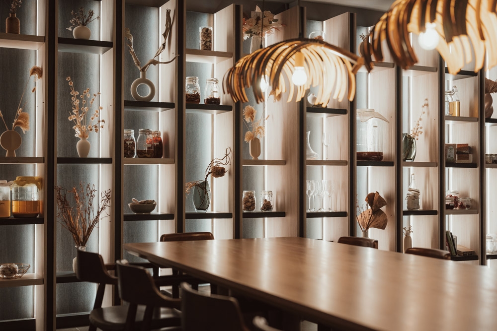 The décor of the restaurant showcases Sabahan ingredients and ferments. — Picture courtesy of OITOM