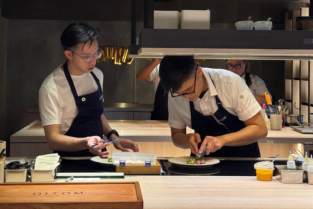 Chef Raphael believes in giving the team room to grow. — Picture courtesy of OITOM