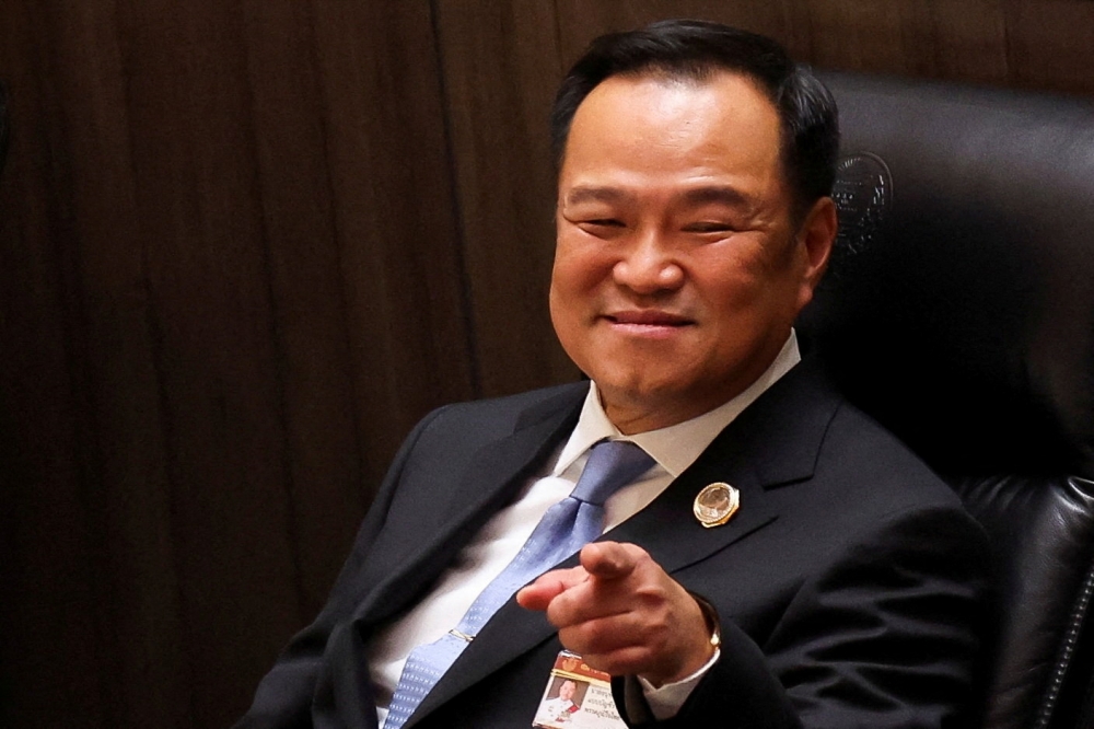 New Thai PM Anutin Charnvirakul's rout of rival contender Chaikasem Nitisiri yesterday was a humiliation for the ruling Pheu Thai party, the populist juggernaut of influential billionaire Thaksin Shinawatra. — Reuters file pic