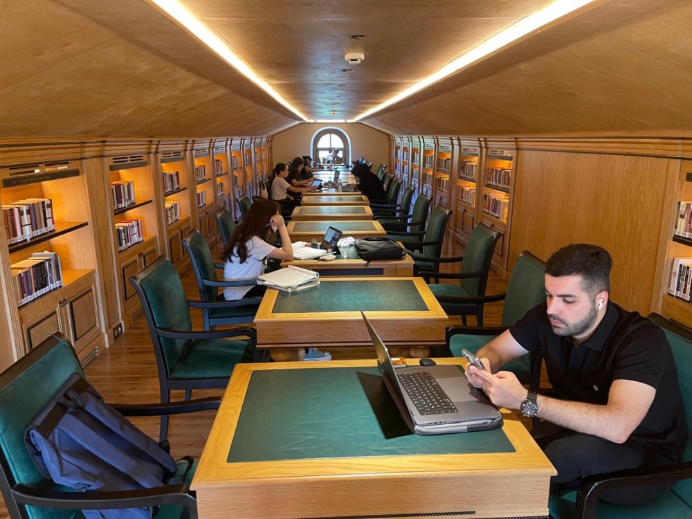 A Nevmekan space that combines a library, cafe, art gallery and an event venue open to the public. Prices of food and drink are 20-30 per cent below regular prices in Istanbul cafes. — Picture courtesy of Shahridan Faiez