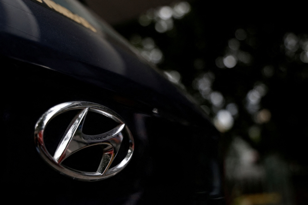 This file picture shows a logo of Hyundai Motor Group on a car outside an automobile showroom in New Delhi, India, September 6, 2024. — Reuters pic