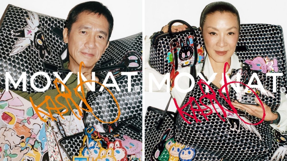 Michelle Yeoh and Tony Leung champion Moynat's new Labubu-themed