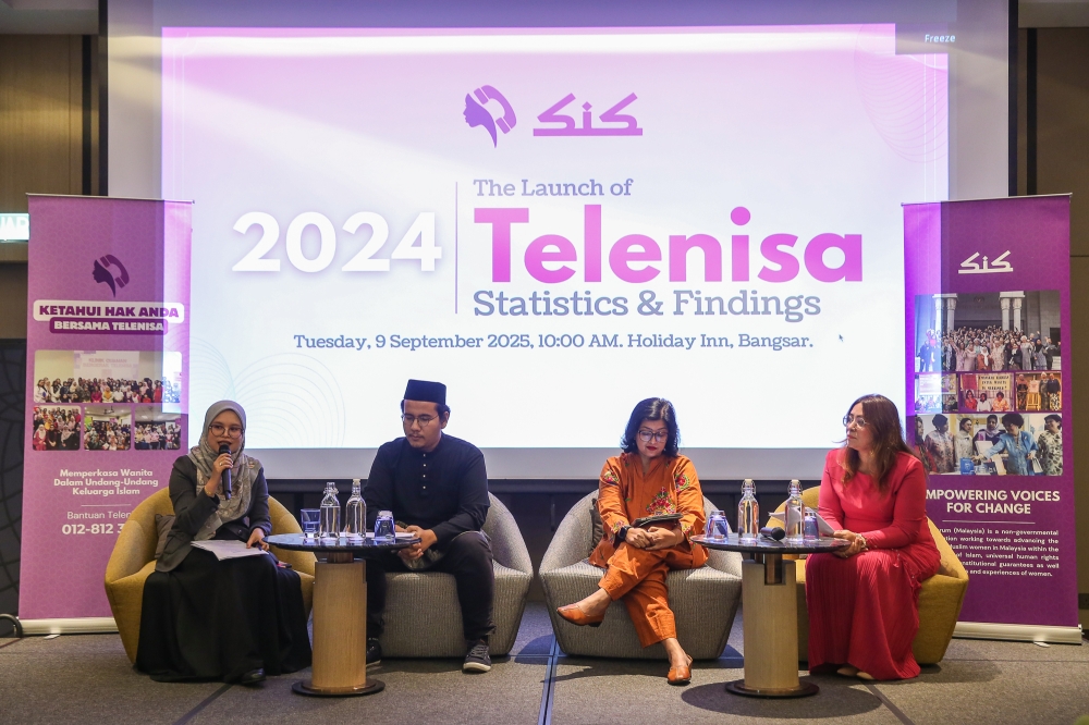 At SIS Forum (Malaysia)’s Telenisa 2024 report launch, communication problems, domestic violence and failure to provide financially were again the top three reasons why Muslims in Malaysia divorce. —Picture by Yusof Mat Isa