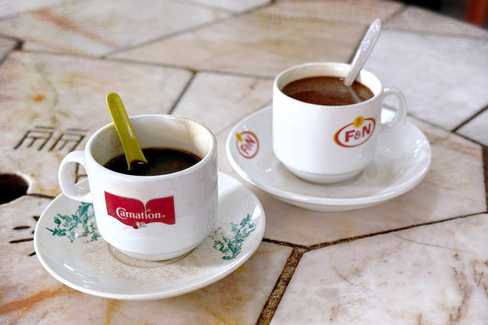 Start your day with strong local Melaka kopi. — Picture by CK Lim