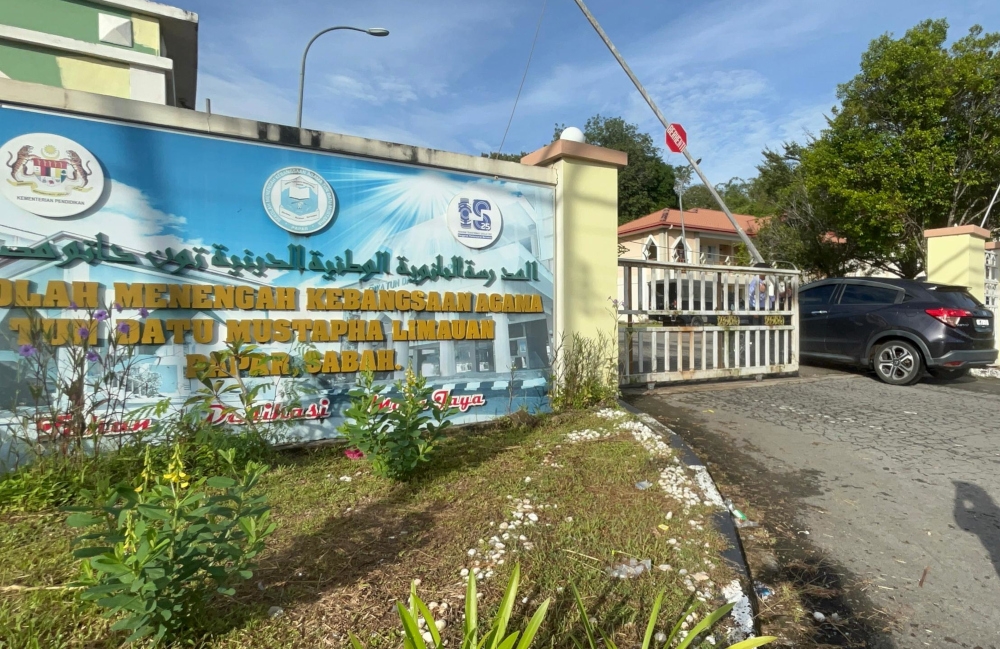 Thirteen-year-old Zara Qairina Mahathir was found unconscious and bleeding on the ground floor of her school SMKA Tun Datu Muspha Limauan’s (picture) female hostel in the early morning hours of July 16.  