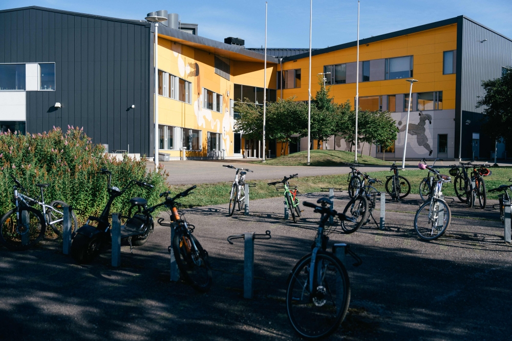 The Kungsvagens skola comprehensive Swedish-speaking school is seen on August 21, 2025 in Sipoo, Finland. — AFP pic