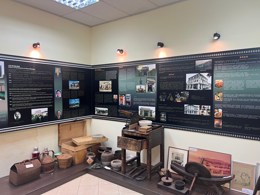 A display of artefacts at the Hakka Heritage Centre. — Picture by Opalyn Mok