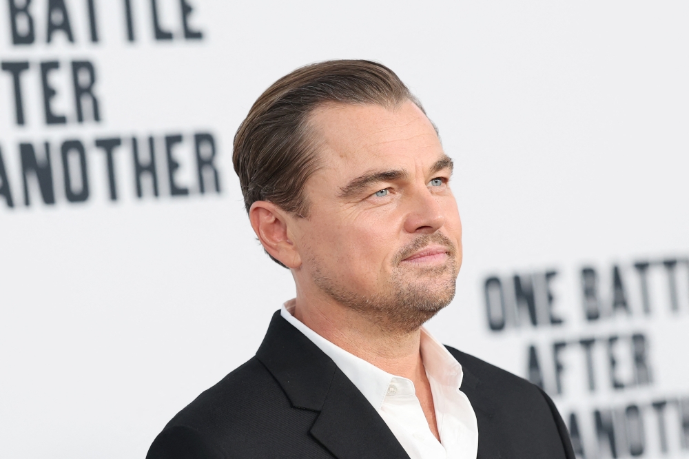 Leonardo DiCaprio attends the world premiere of Warner Bros. Pictures’ ‘One Battle After Another’ at TCL Chinese Theatre, Hollywood, California, September 8, 2025. — AFP pic