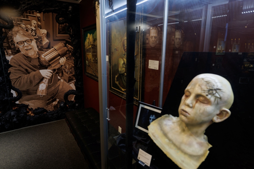 A portion of Guillermo del Toro’s personal art and memorabilia collection is shown on display at Heritage Auctions in Beverly Hills, California, September 11, 2025. — Reuters pic 
