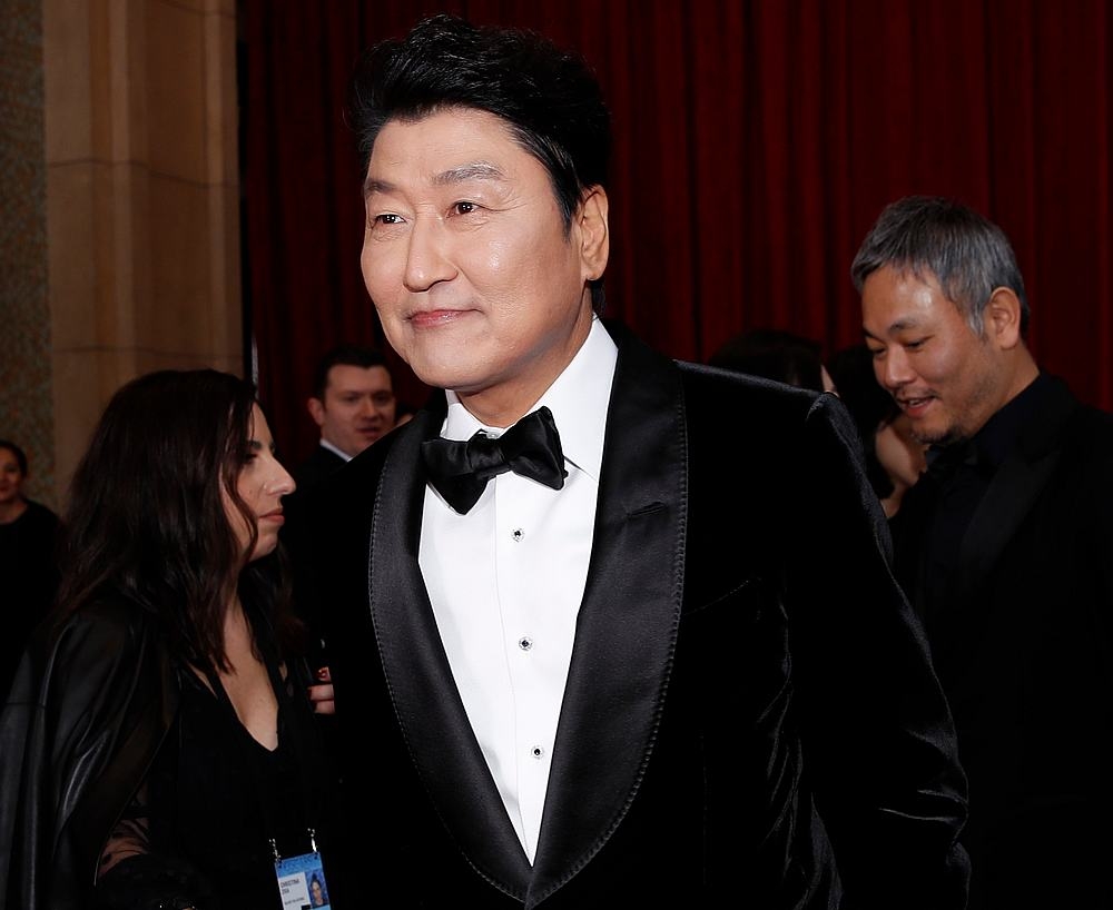South Korean actor Song Kang-ho on the red carpet during the Oscars arrivals in Hollywood, Los Angeles in this file picture dated February 9, 2020. The acclaimed actor is set to headline a new feature by ‘Handsome Guys’ director Nam Dong-hyub, production company Hive Media Corp announced yesterday. — Reuters pic