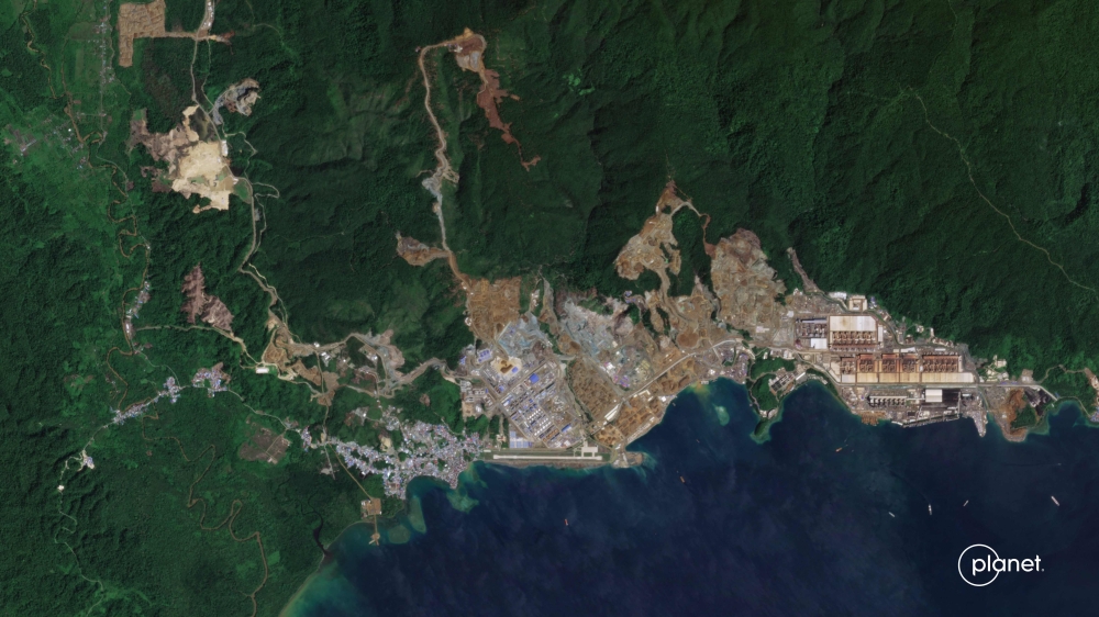 This handout satellite image taken on December 14, 2022 and received on May 30, 2024 from Planet Labs PBC shows an overhead view of the effects of mining activity on a territory inhabited by the O’Hongana Manyawa indigenous group in Central Halmahera Regency on Indonesia’s Halmahera Island. Indonesian authorities have seized a small section of the world’s largest nickel mine for encroaching on forest areas without permission, authorities said Friday. The Weda Bay Nickel concession spans 45,000 hectares on Halmahera island. — Planet Labs PBC handout pic via AFP 