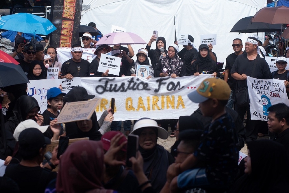 A previous rally held at Labuan Food Court car park drew nearly 3,000 people. — Bernama file pic