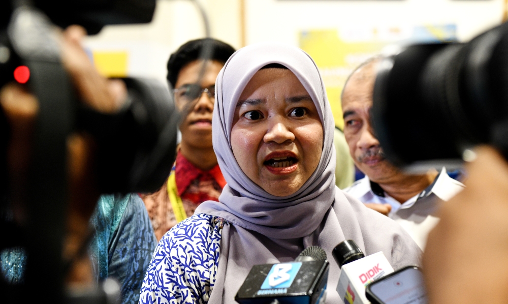 Education Minister Fadhlina Sidek said all proposals are being carefully reviewed before the ministry finalises the actions to be taken. — Bernama pic