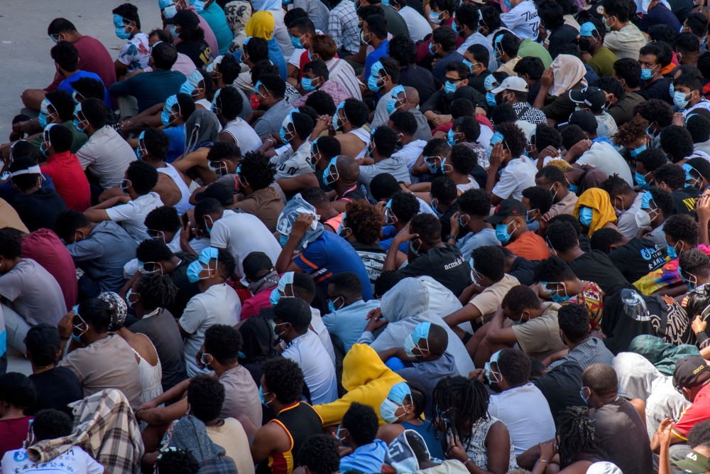 Victims of scam centers who were tricked or trafficked into working in Myanmar, are stuck in limbo at a compound inside the KK Park, a fraud factory, and a human trafficking hub on the border with Thailand-Myanmar after a multinational crackdown on the compounds run by criminal gangs, operated by the Karen Border Guard Force (BGF) in Myawaddy, Myanmar, February 26, 2025. — Reuters file pic