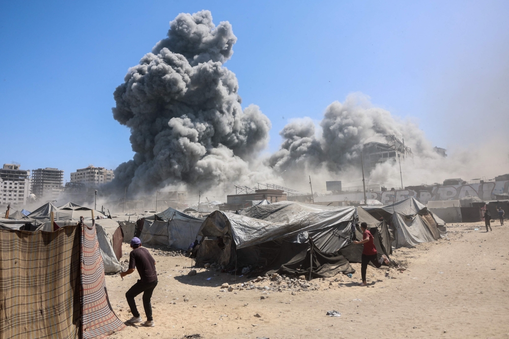 Khan also voiced outrage that Israel has continued to block all access to Gaza for international journalists. — AFP file pic