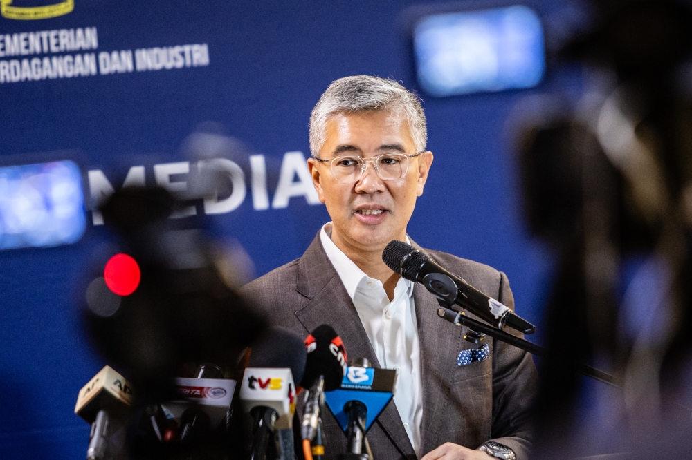 File picture of Investment, Trade and Industry Minister Tengku Datuk Seri Zafrul Abdul Aziz. —   Picture by Firdaus Latif