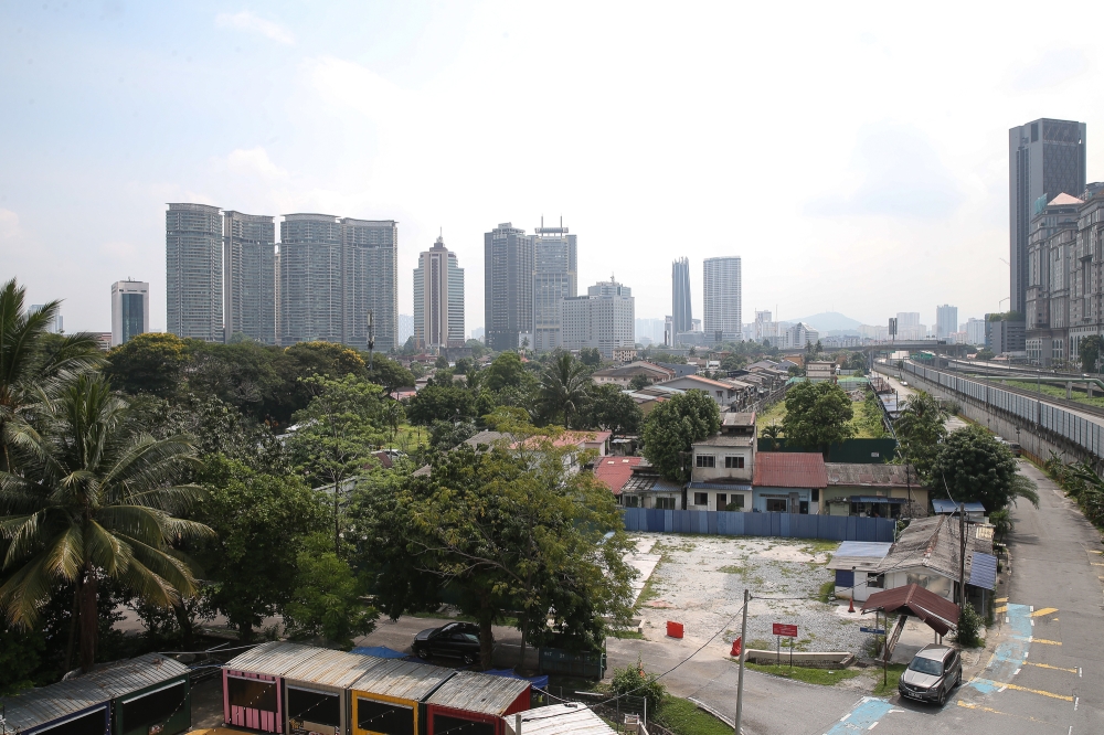 This file picture shows a general view of Kampung Sungai Baru in Kuala Lumpur April 26, 2025. — Picture by Yusof Mat Isa