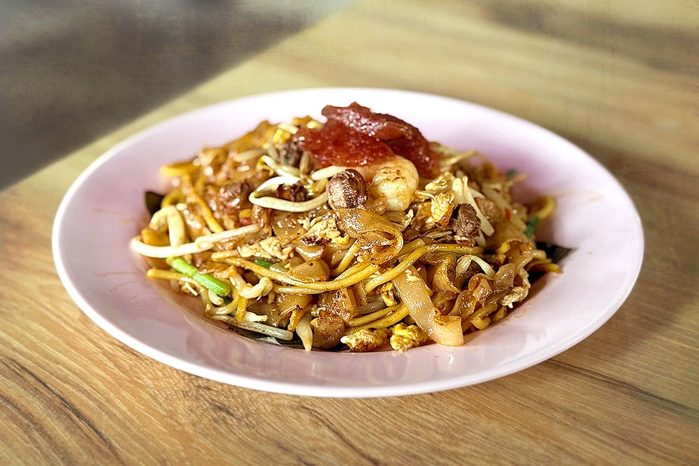 Penang-style 'char kway teow'. 