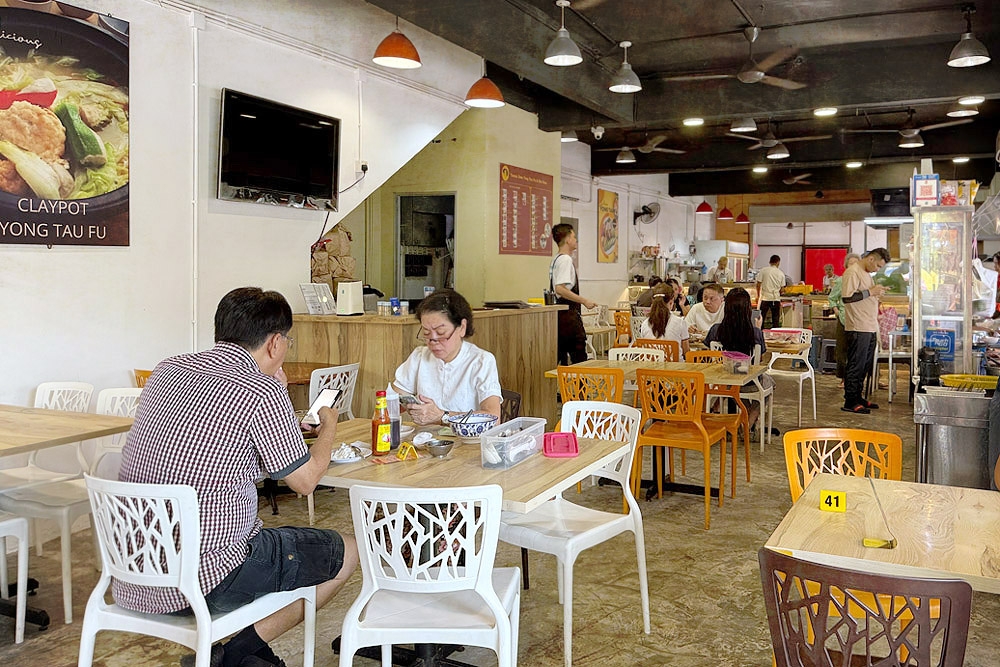 The corner lot shop is also known for its 'yong tau foo'. 