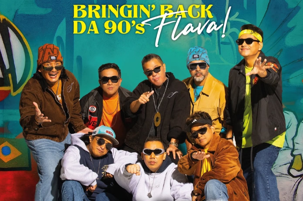 4U2C is a 90s rap group with members AC Mizal, Aren, Yanz, Rinz, Lanz, Charlie and Azam. — Picture from Facebook/Juss Events