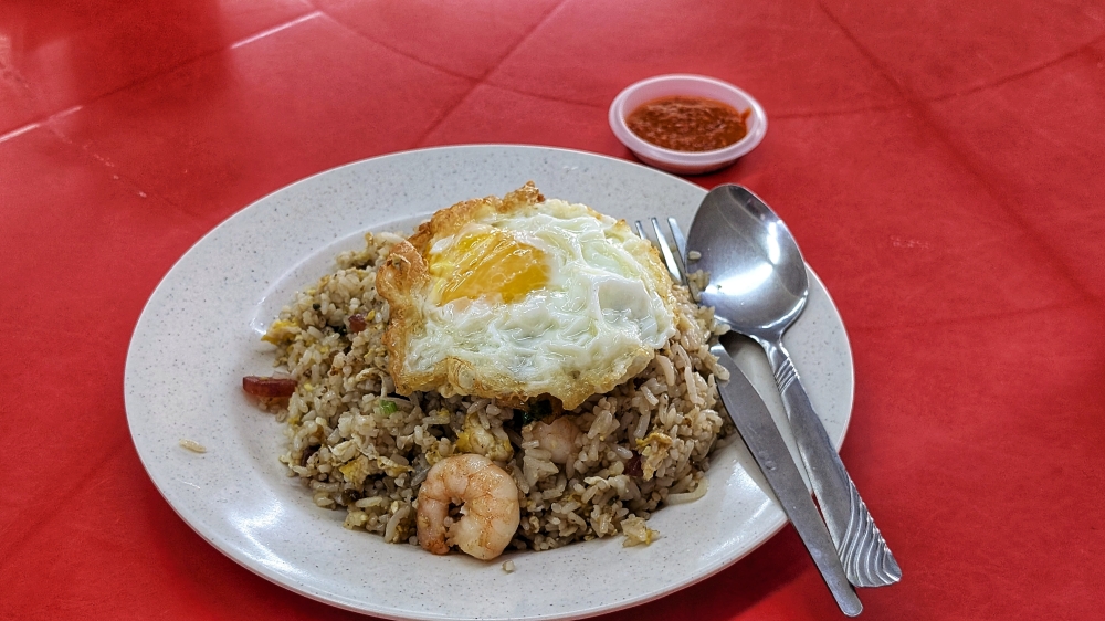 The fried rice is good too, and it doesn’t get more satisfying than with a perfectly fried egg on top. — Picture by Ethan Lau
