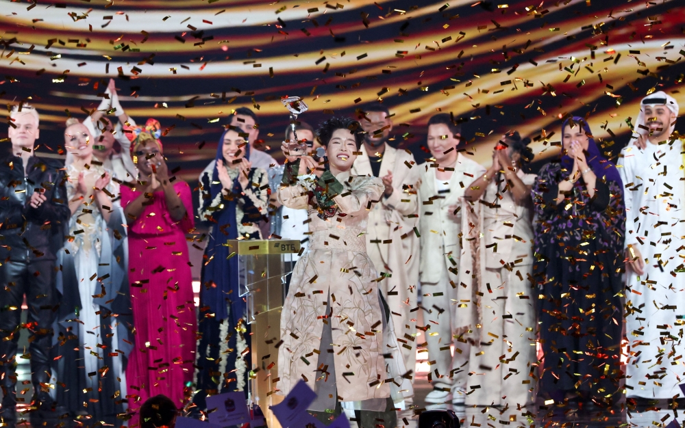Vietnam’s Duc Phuc was crowned the strongest act by a jury made up of participating countries. — Reuters pic