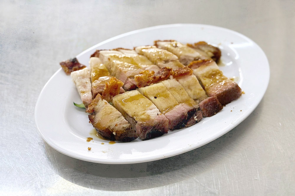 A platter of crunchy ‘siu yoke’. — Picture by CK Lim