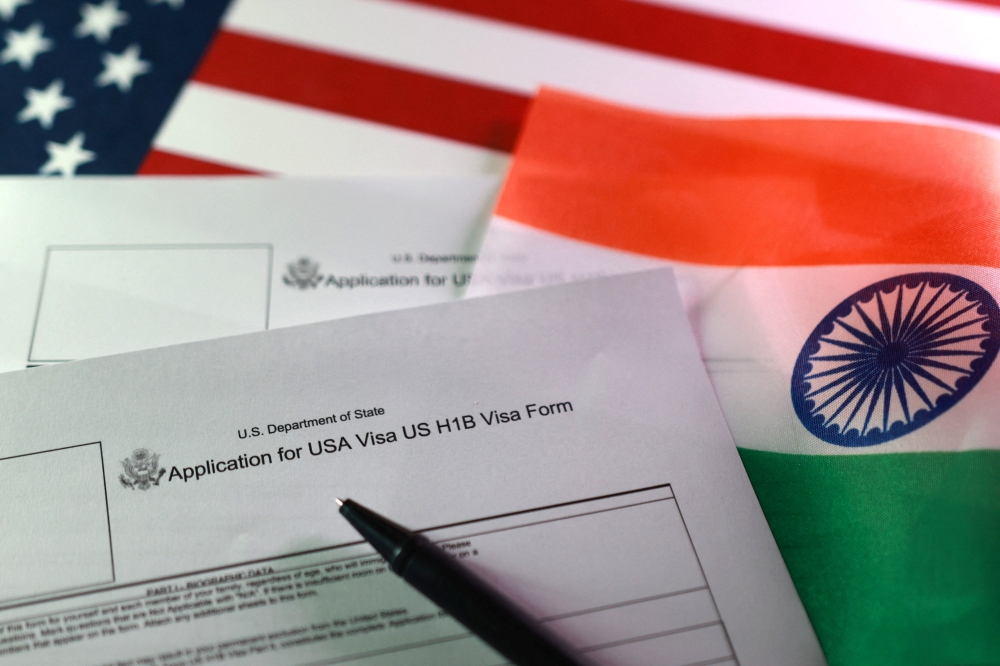 India was by far the largest beneficiary of H-1B visas last year, accounting for 71 per cent of approved beneficiaries, while China was a distant second at 11.7 per cent, according to US government data. — Reuters pic