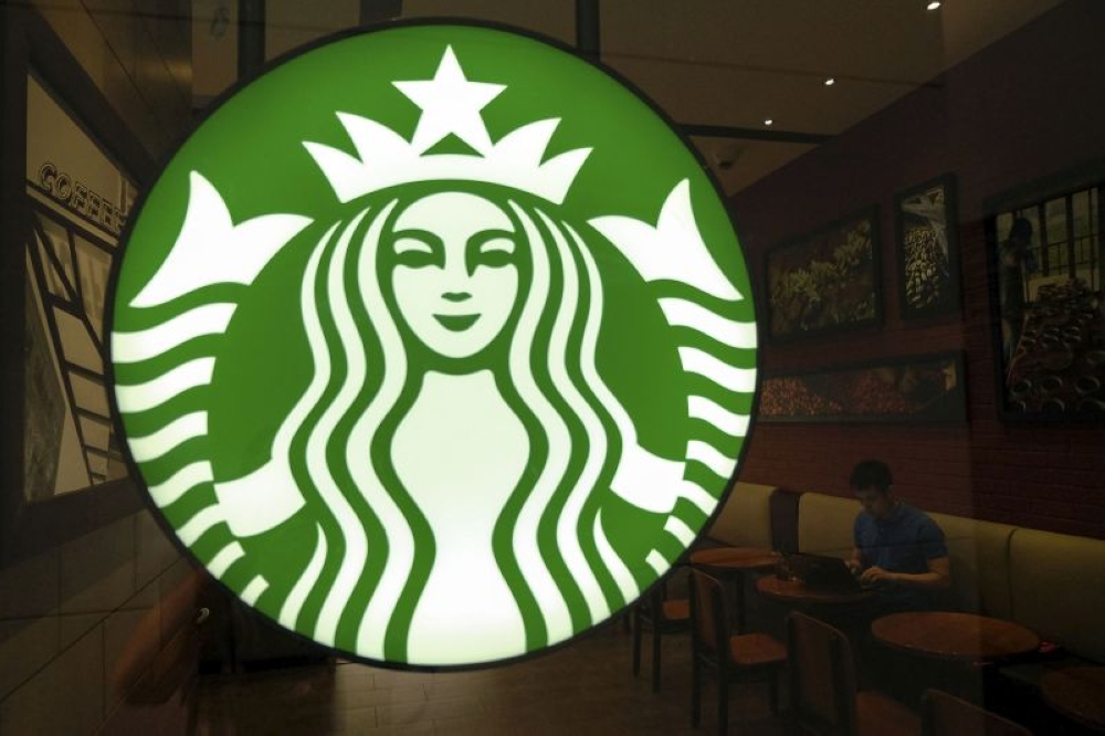 The Starbucks logo is seen at an outlet in Petaling Jaya on July 2, 2017. — Yusof Mat Isa