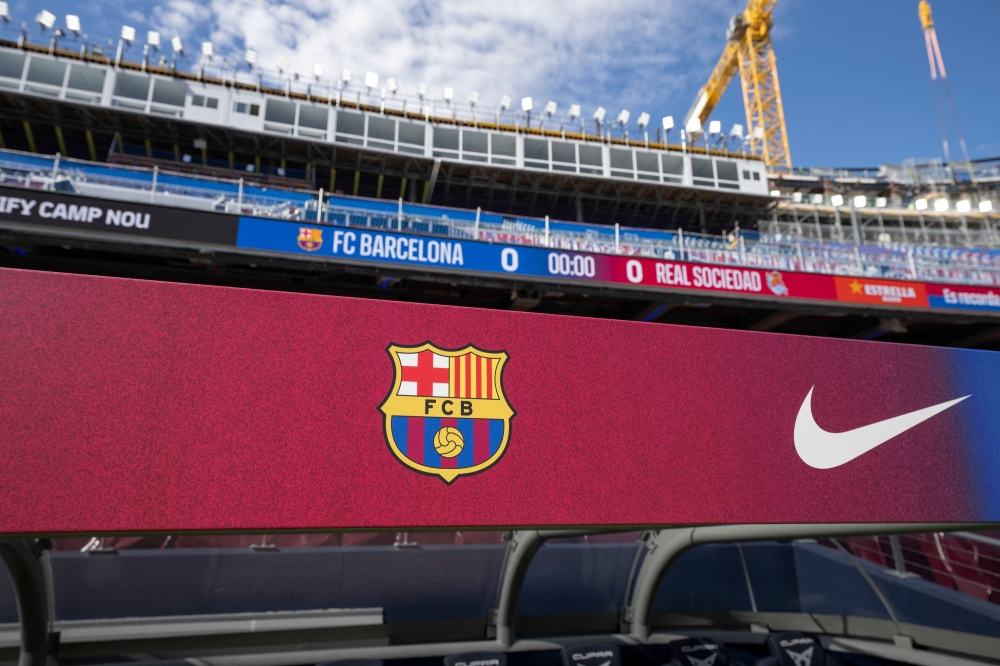 A picture taken on September 23, 2025 shows the newly renovated FC Barcelona Camp Nou Stadium in Barcelona. — AFP pic 