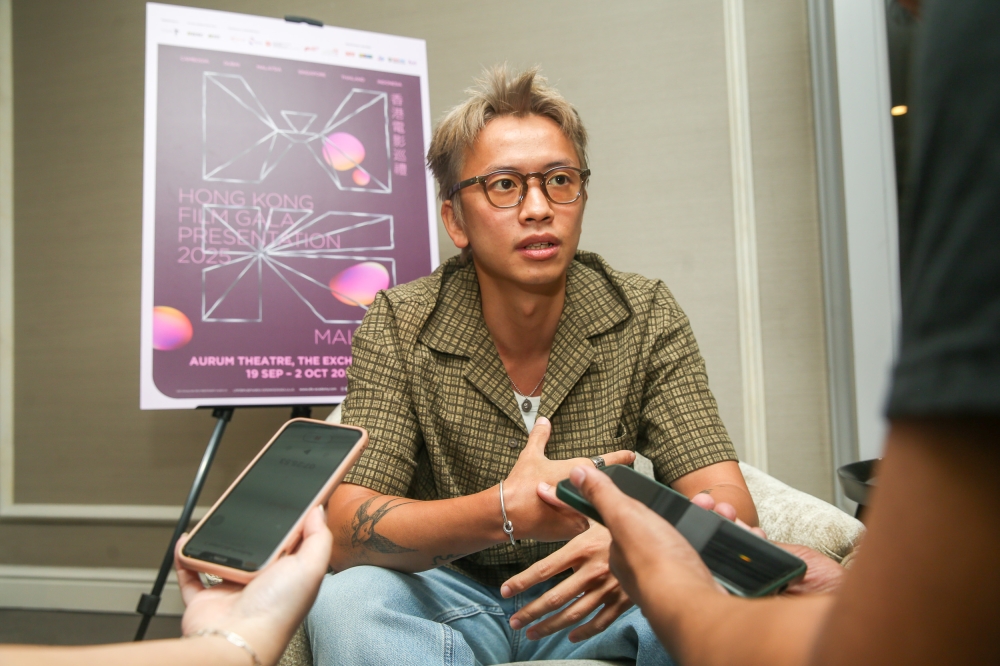 Locker Lam shares his experience on the set of the film ‘Fight for Tomorrow’. — Picture by Choo Choy May