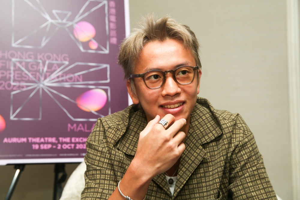 Locker Lam during an interview with Malay Mail, where he spoke about wanting to explore darker roles. — Picture by Choo Choy May