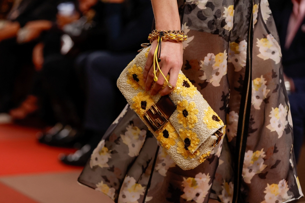 A model presents a creation from the Fendi Spring/Summer 2026 collection during Milan Fashion Week September 24, 2025. — Reuters pic