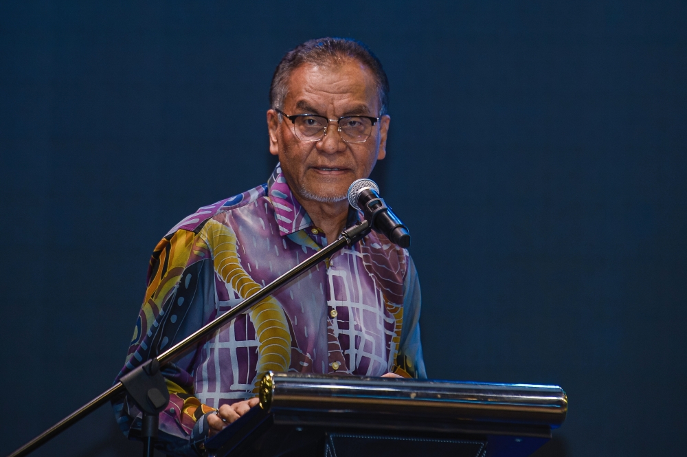 Health Minister Datuk Seri Dzulkefly Ahmad delivers a speech at the launch of the National Master Plan for Behavioural Insights in Health at Cyber Event Hall, Cyberjaya, September 25, 2025.