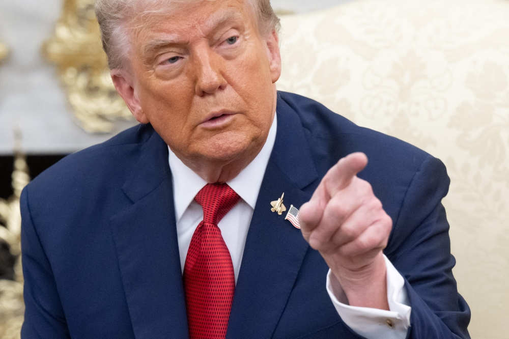 US President Donald Trump vowed Thursday to stop Israel from annexing the West Bank as he presses to end the Gaza war, ahead of a high-stakes visit by Israeli Prime Minister Benjamin Netanyahu. — AFP pic