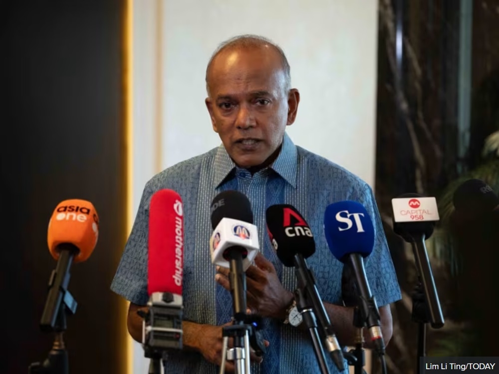 Home Affairs Minister K Shanmugam stressed that police are investigating the matter and will act firmly against those found responsible. — TODAY pic