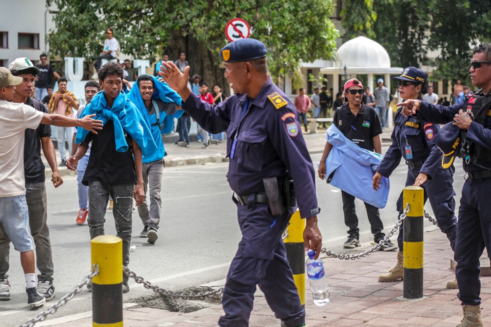 East Timor voted on Friday to scrap the lifetime pension law for MPs and public officials, following student-led demonstrations against lavish perks in one of South-east Asia’s poorest countries. — AFP pic