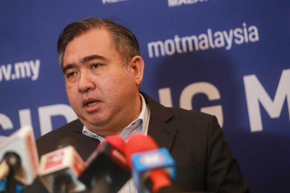 Transport Minister Anthony Loke Siew Fook speaks at a press conference in Kuala Lumpur on August 27, 2025. — Picture by Sayuti Zanudin